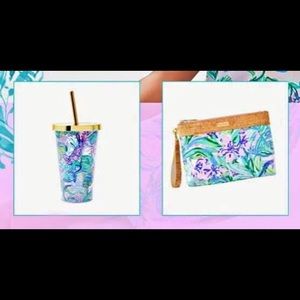 GWP Lilly Pulitzer Pool Pouch and Tumbler Set